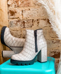 The Croc Off White Bootie