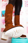 Brown Is The New Black Platform Boots